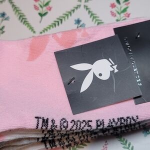 PLAYBOY Pink Ankle Socks